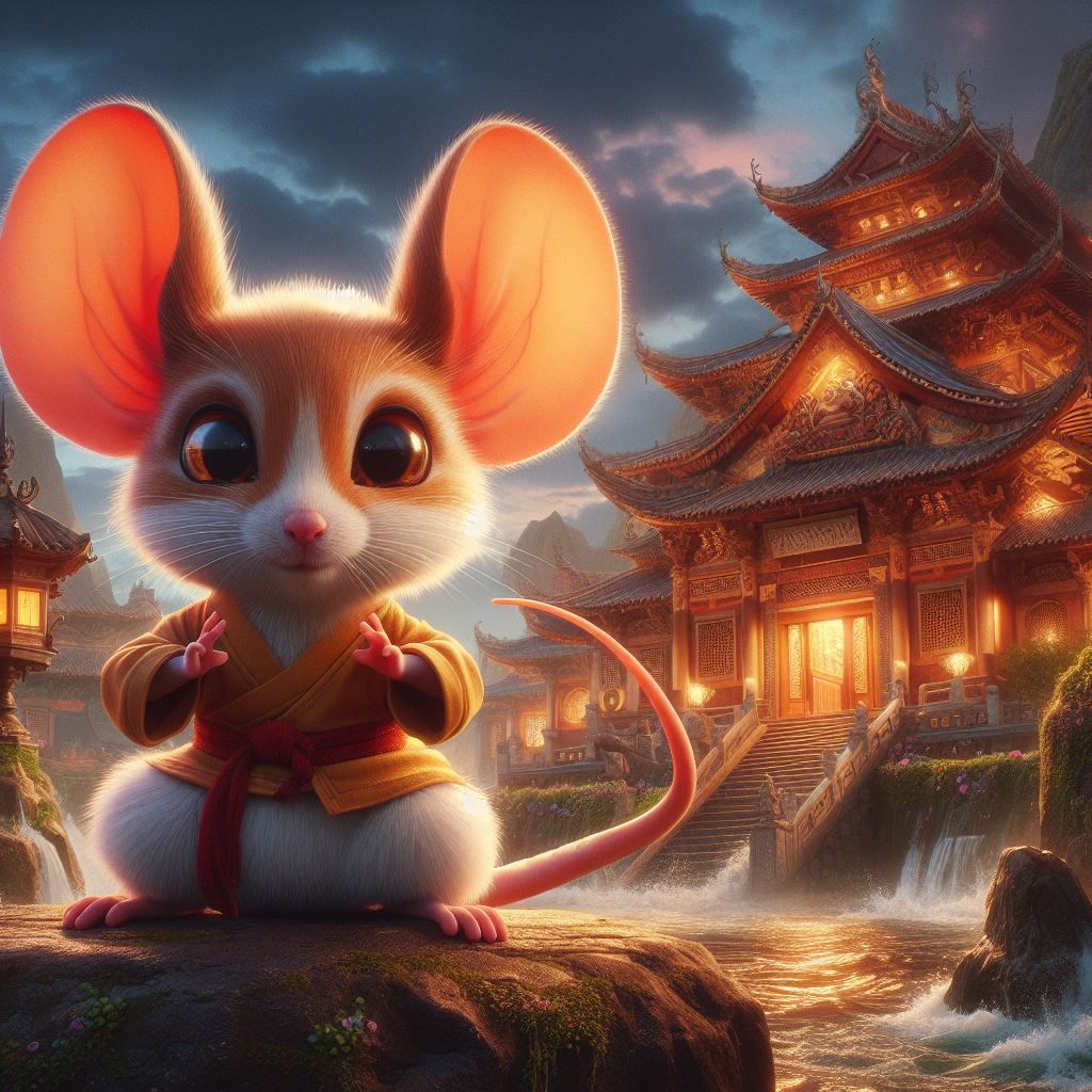 Wee little martial artist