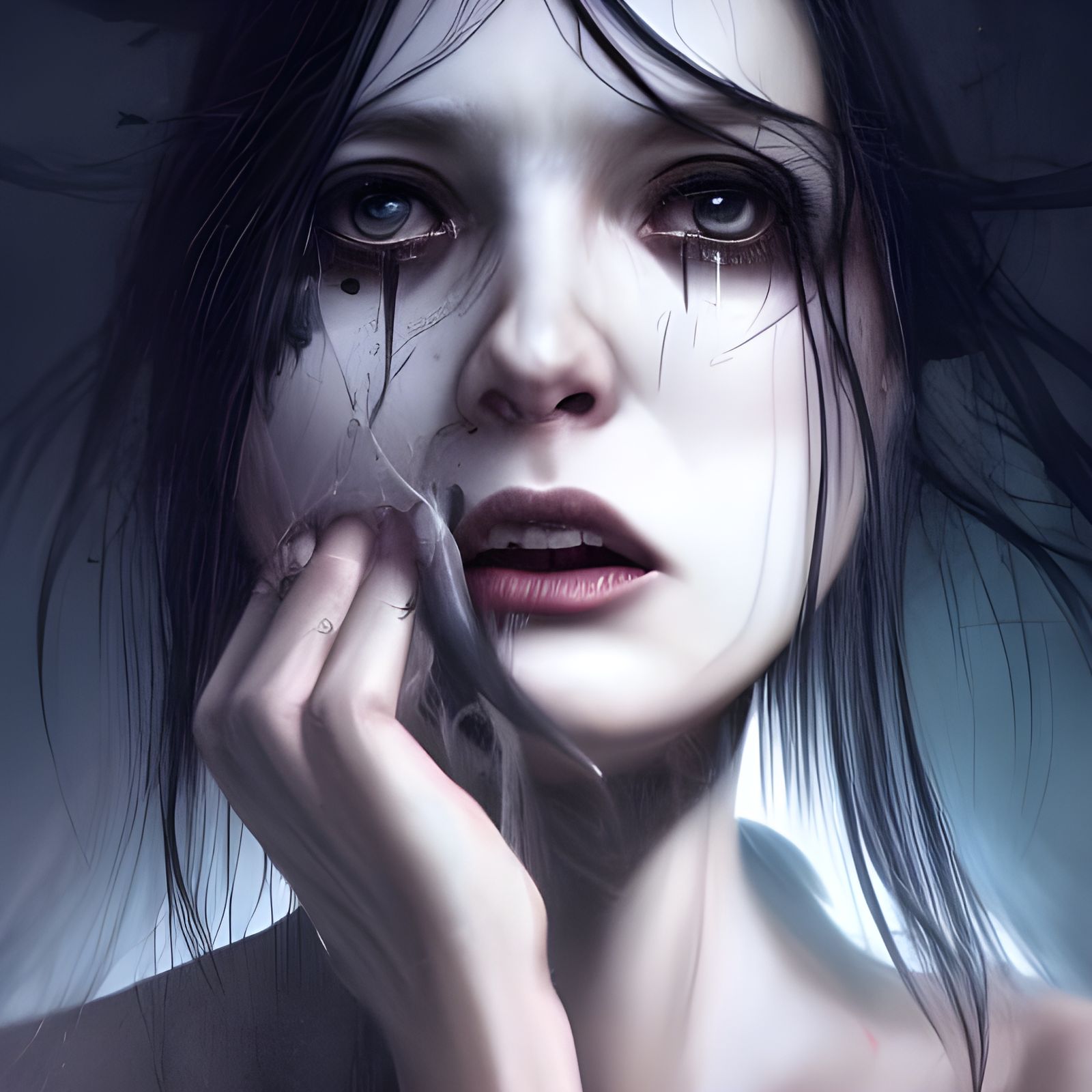 Sorrow - AI Generated Artwork - NightCafe Creator