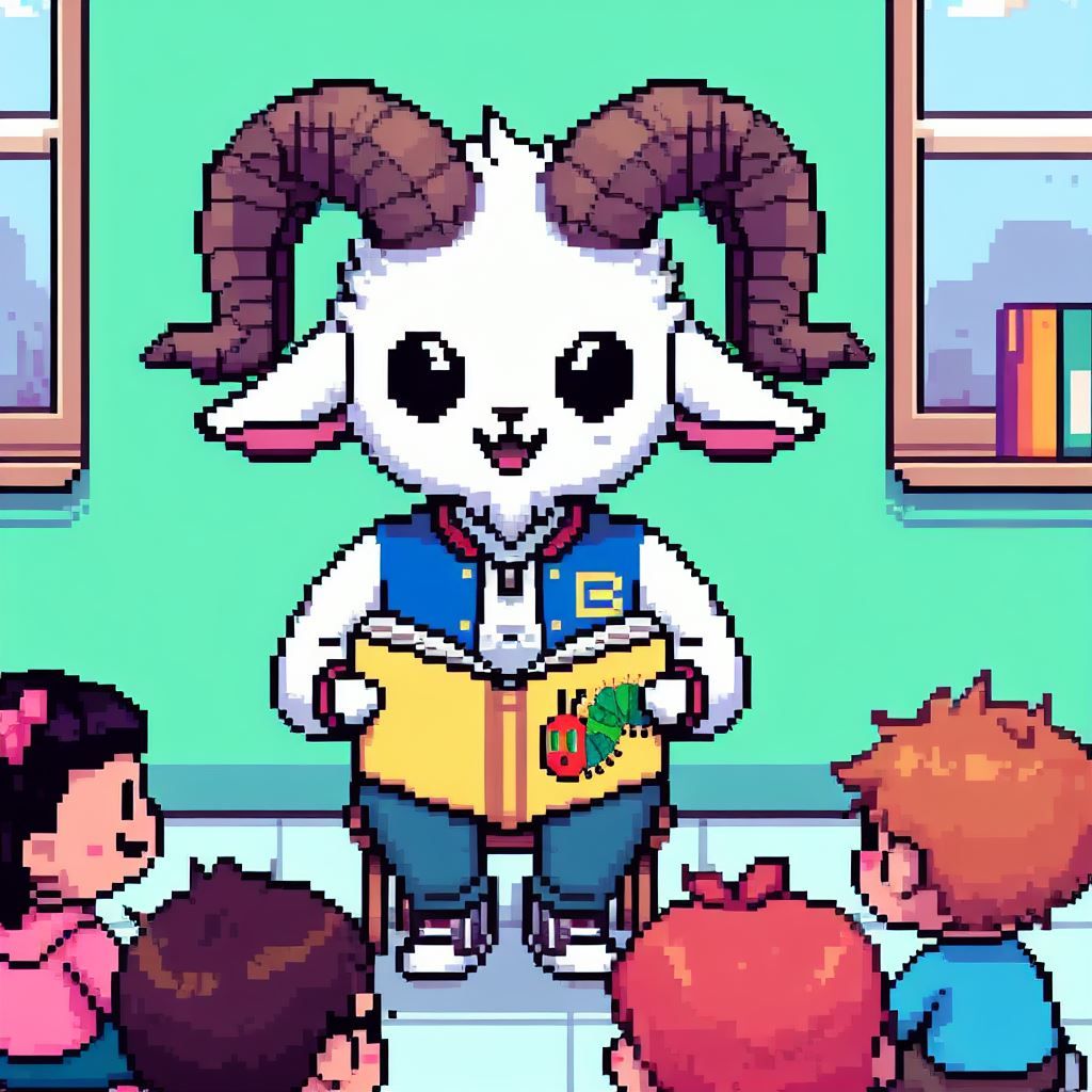 Little Jack Reading to Kindergarteners