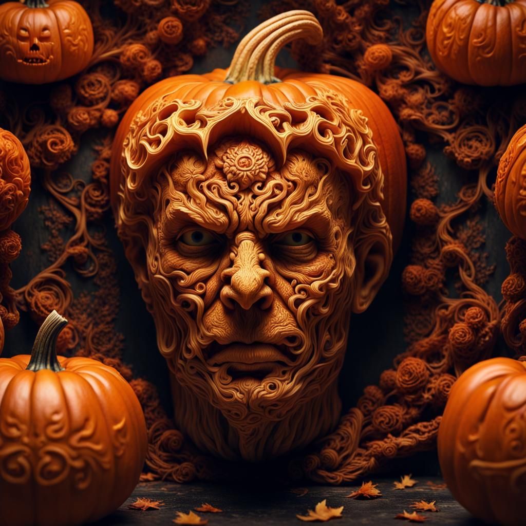 Carvings🎃  by @Milagros