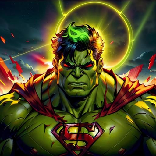 It's a Hulk! No, it's a Superman! No, worse! It's a SuperHul...