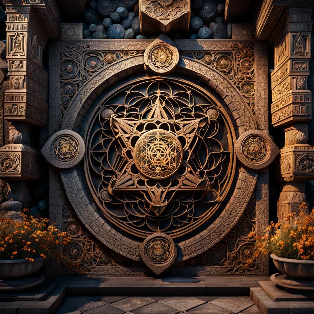 Sacred geometry: Metatron's Cube   by @Maree