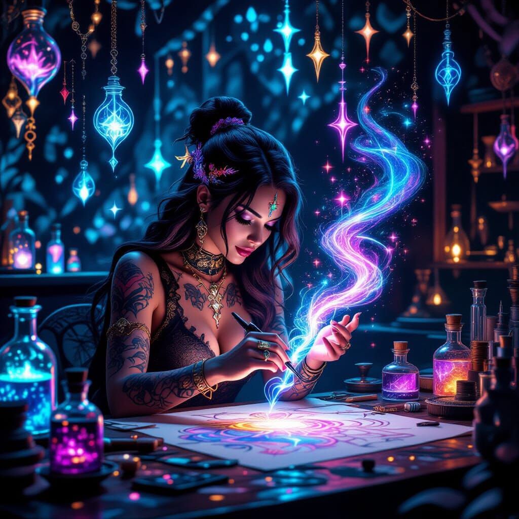 Magiczna artystka  by @Ewelina