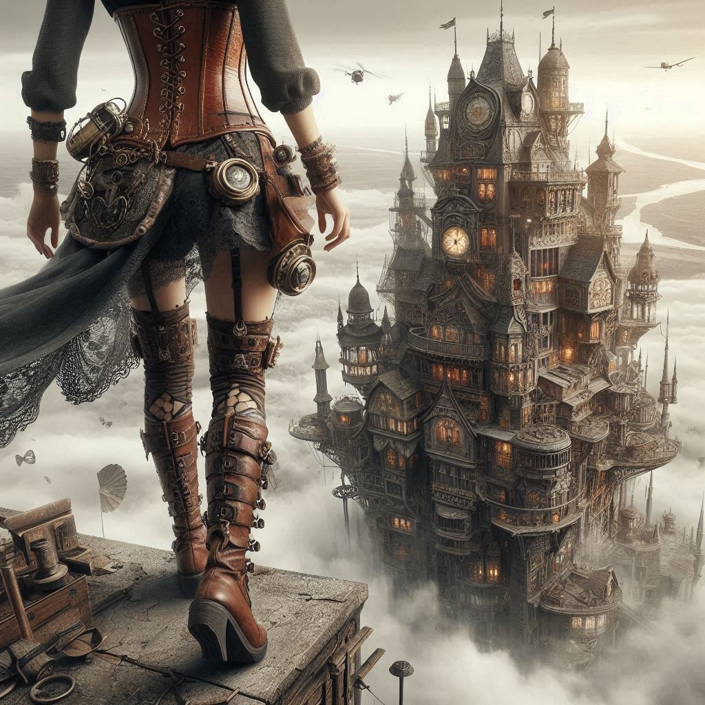 Steampunk city