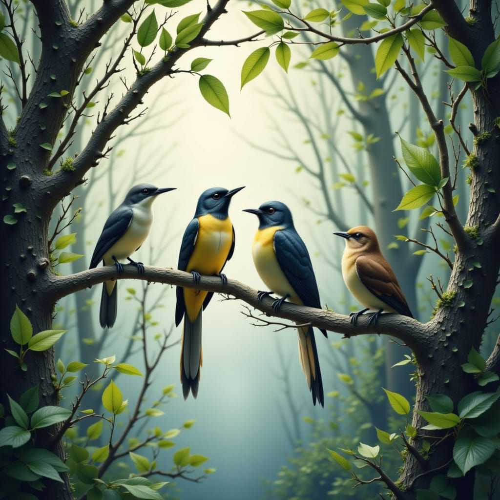 <lora:Bright skull:1.0> Birds