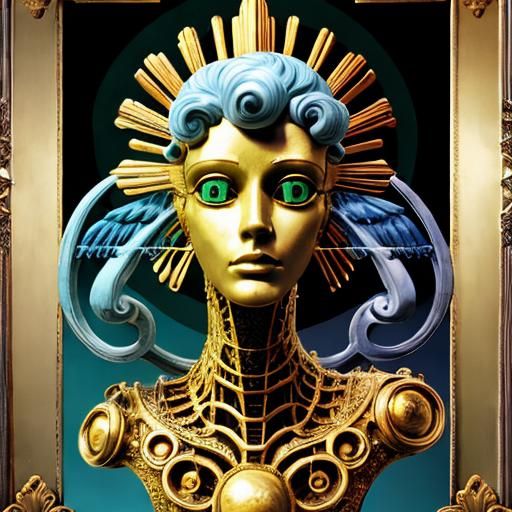 Woman, Weird, Eerie, Beautiful, Delightful, Perfect, Hologra...