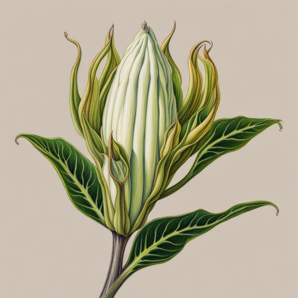 Datura Redoubt Flower Illustrations Stock Illustration - Download Image Now  - Angel's Trumpet - Flower, Flower, Botany - iStock