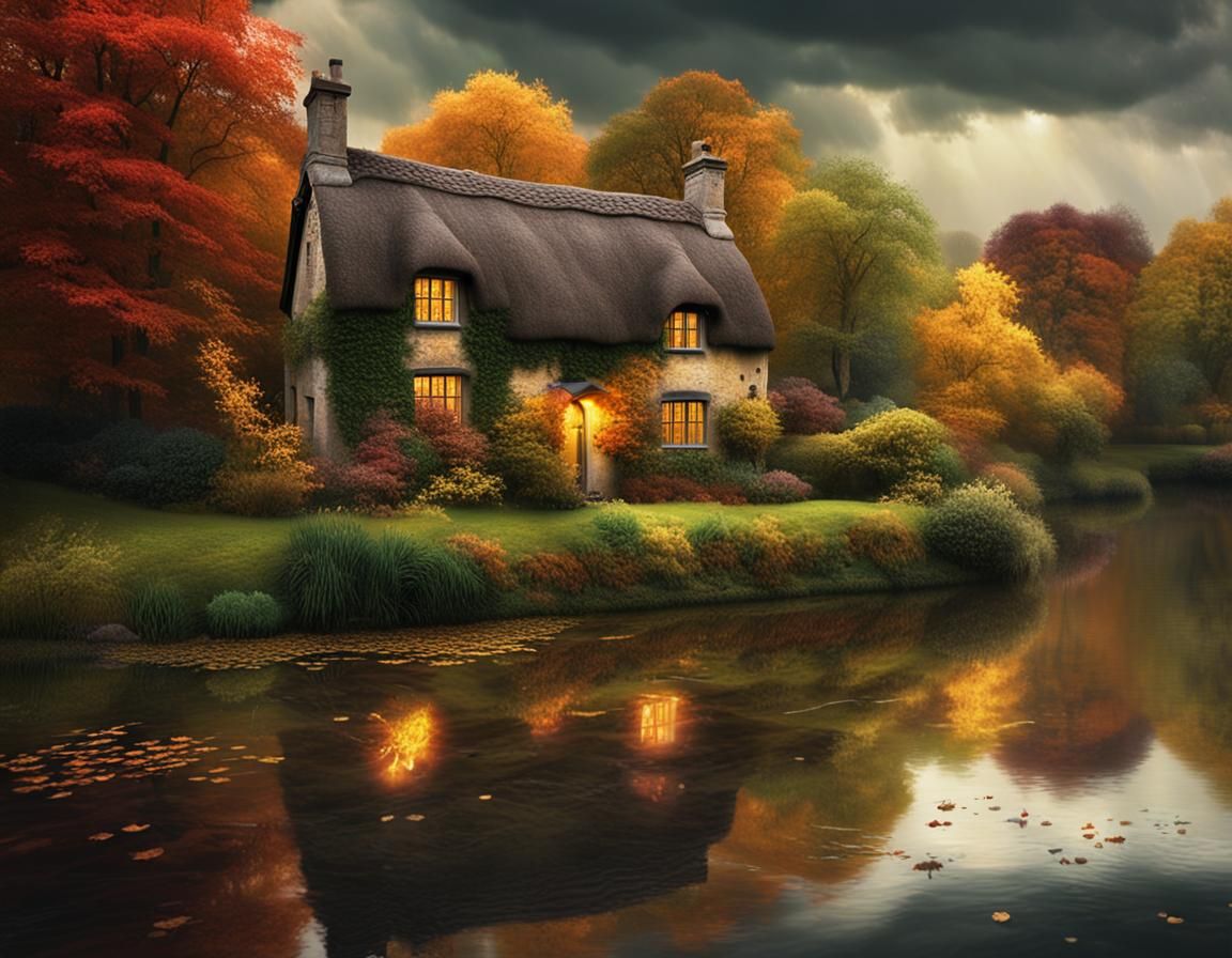 The Autumn Cottage.....