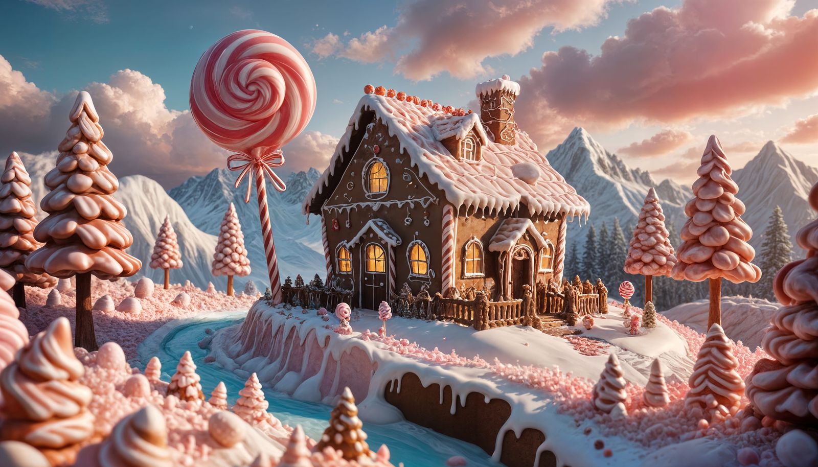 Lollipop Lodge  by @Chib