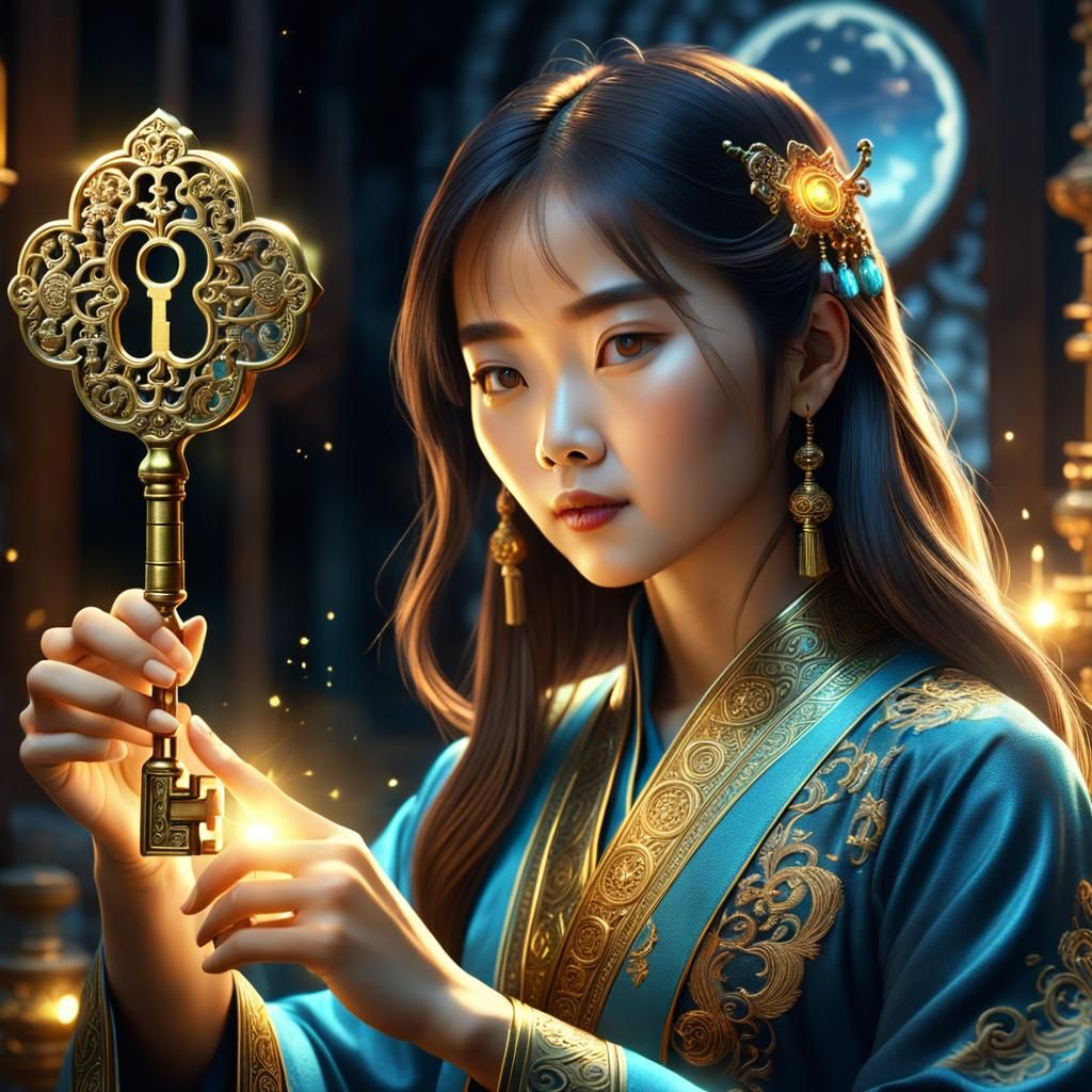 Key to the universe.  by @BulePanda