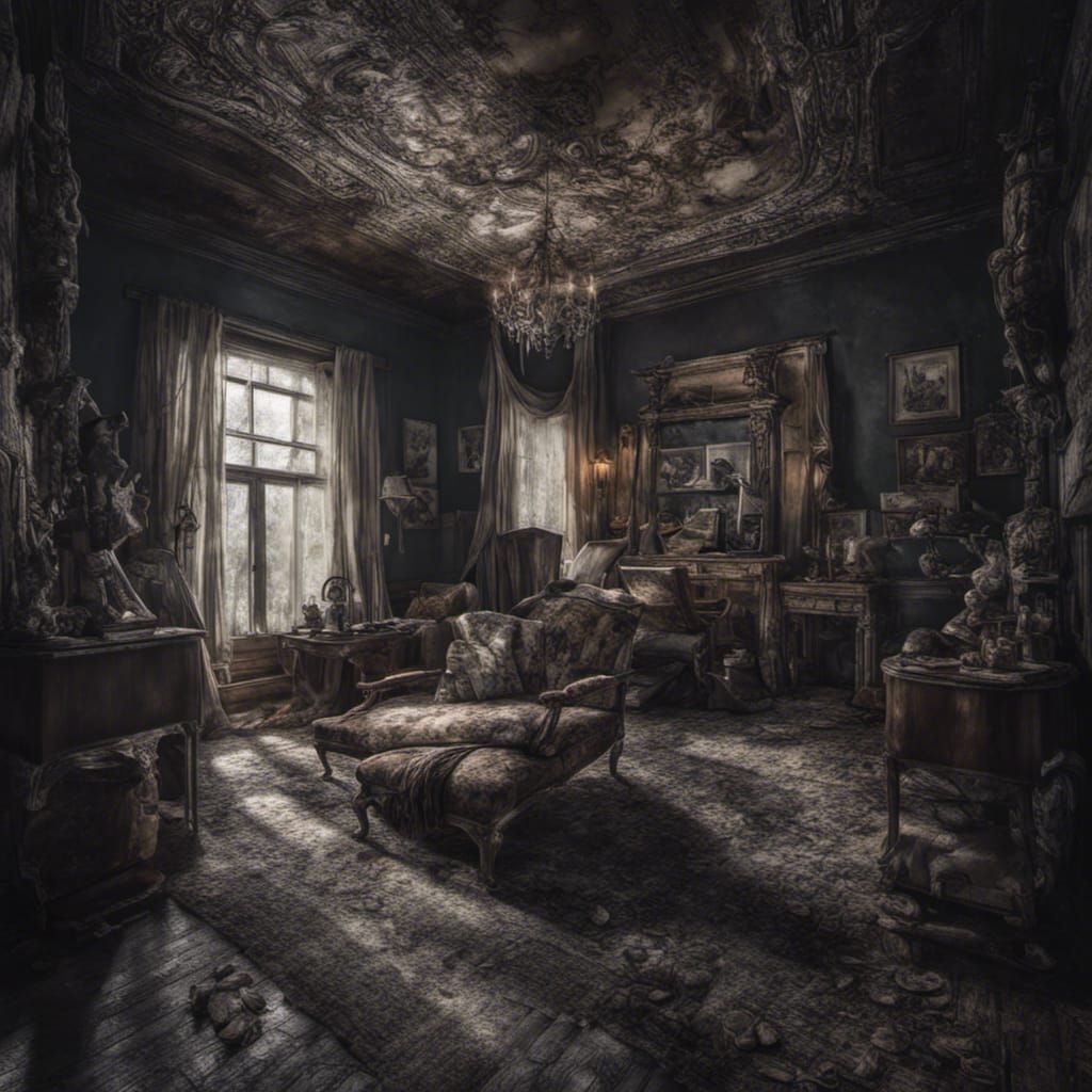 A Room Untouched by Time Forgotten Beauty - AI Generated Artwork ...