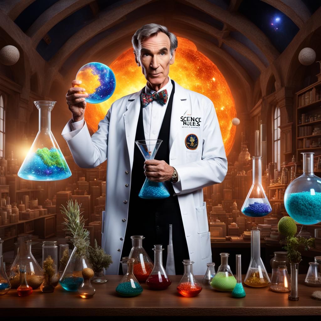 "Science Rules!" - Bill Nye  by @PikaCyuu