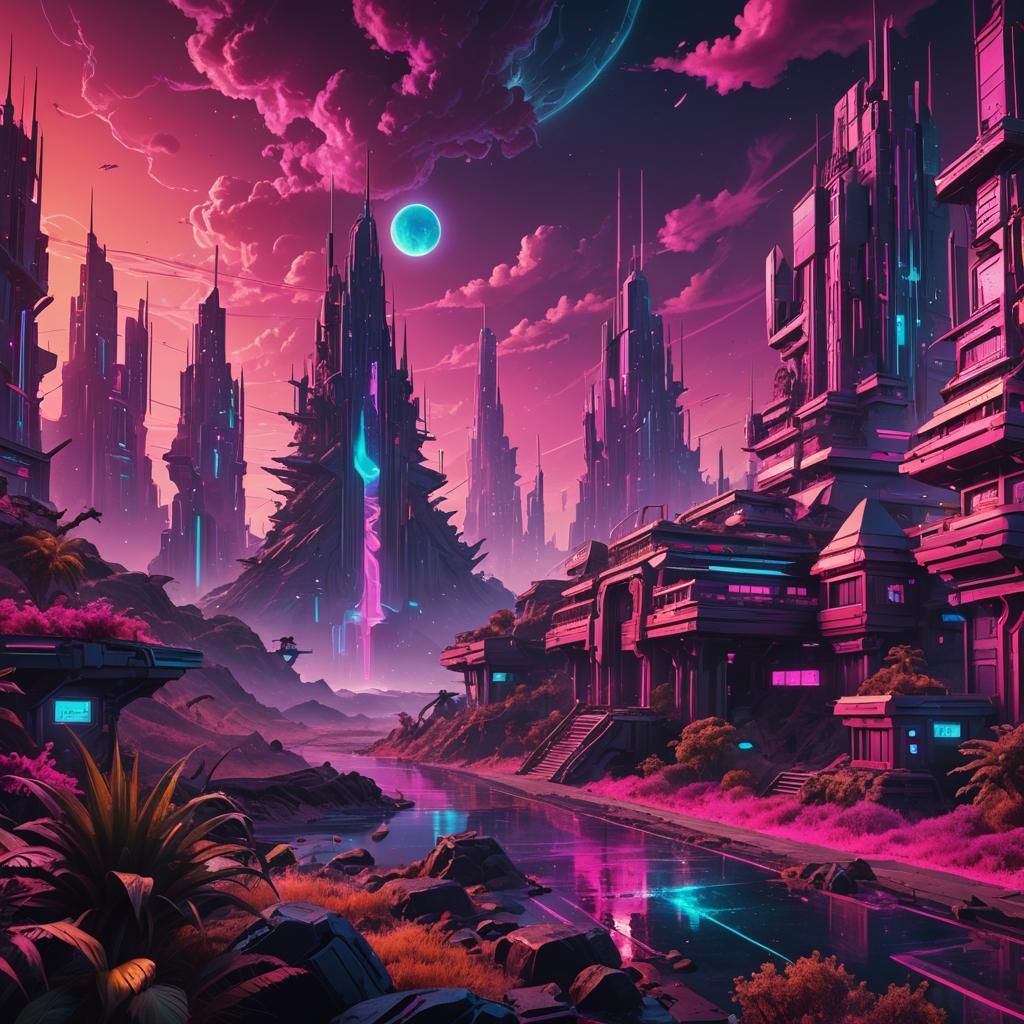 magicien synthwave