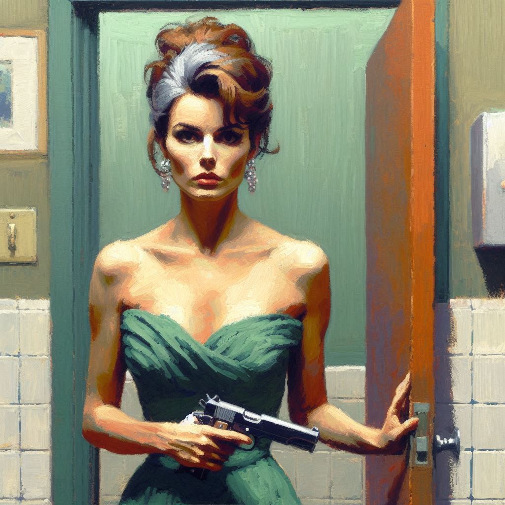 You had to hand it to her. She sure knew how to make an entr...