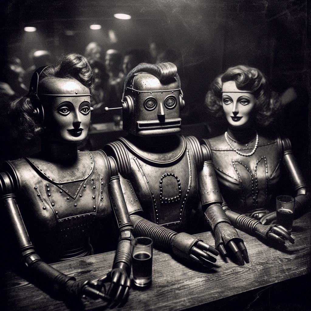 The girls at the bar, 1930s