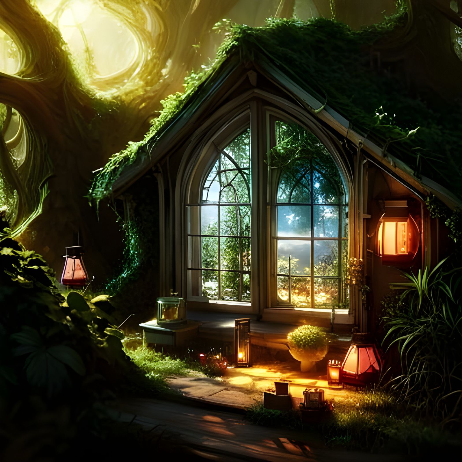 Fantasy fairy window  by @Mish Mash