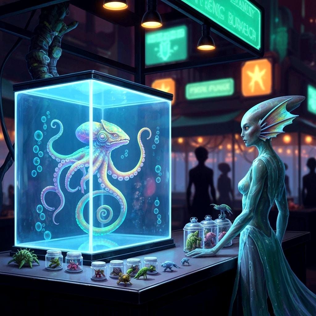 Exotic Pet Vendor  by @photon