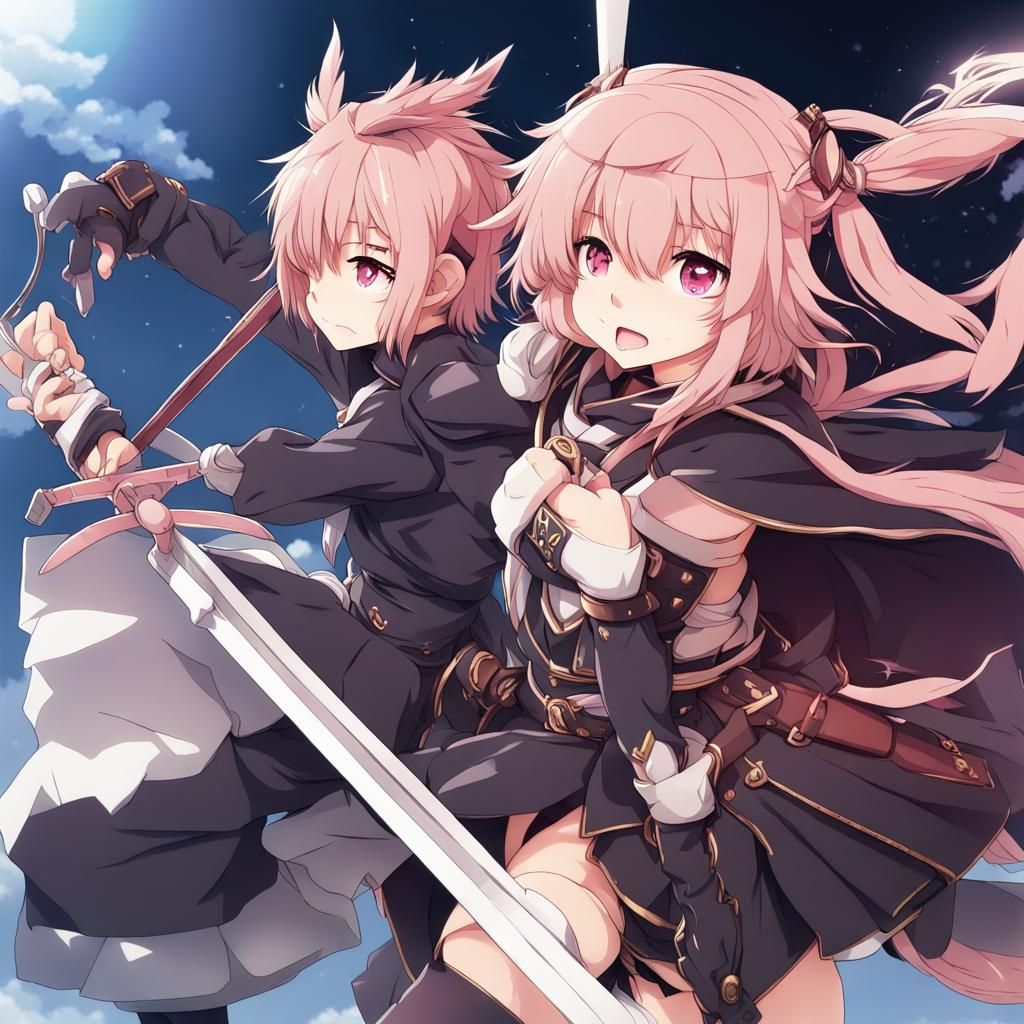 Astolfo with a zweihander