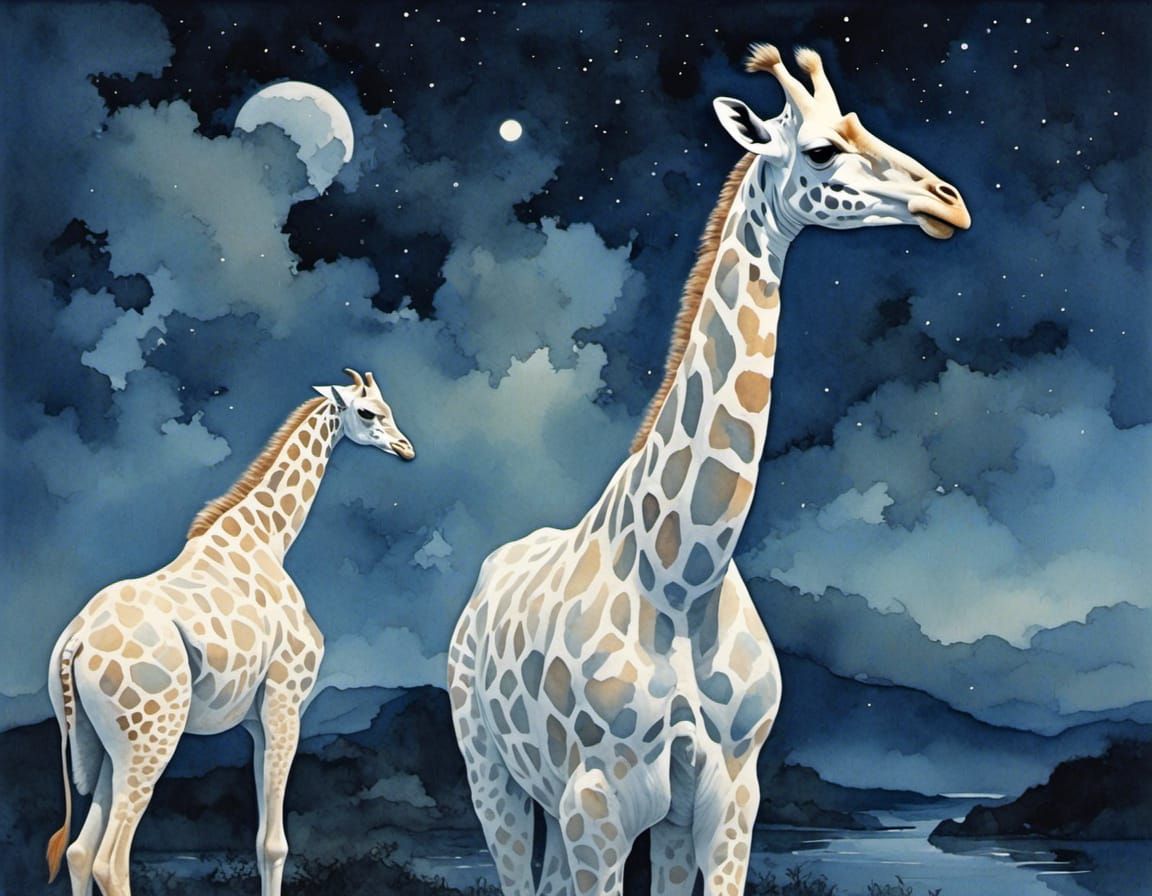 Night Giraffes
