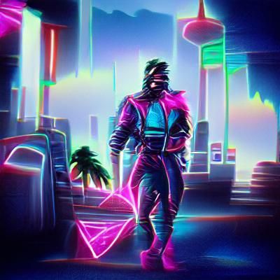  synthwave neon retro