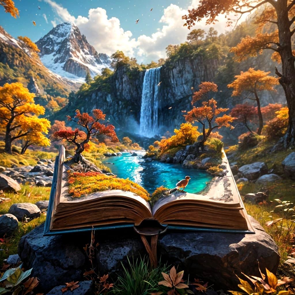 From the Page, Autumn Springs Forth  by @Natural Disaster