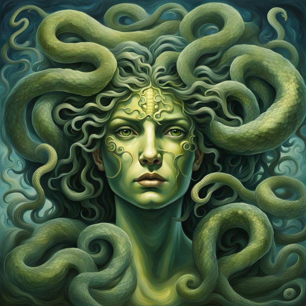 Medusa - Ai Generated Artwork - Nightcafe Creator