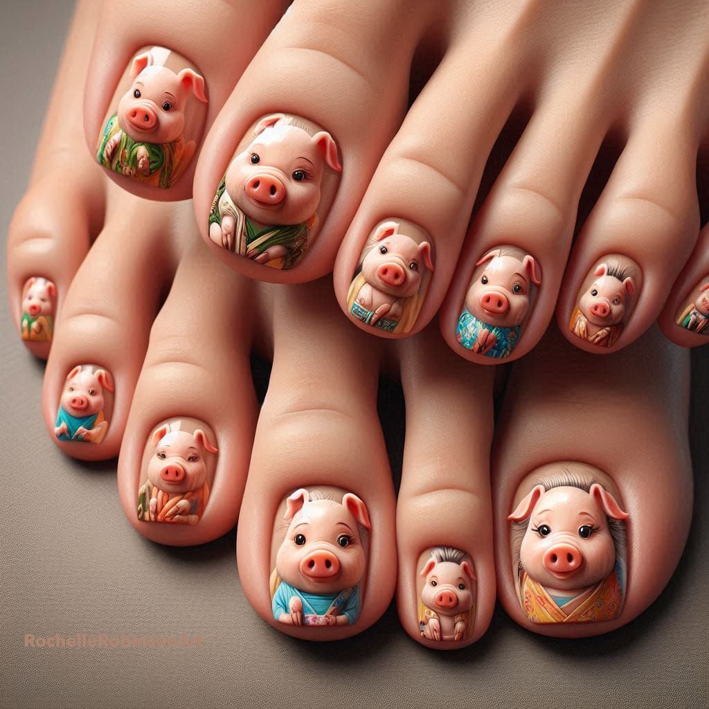 Little Piggy Pedicure - Fail