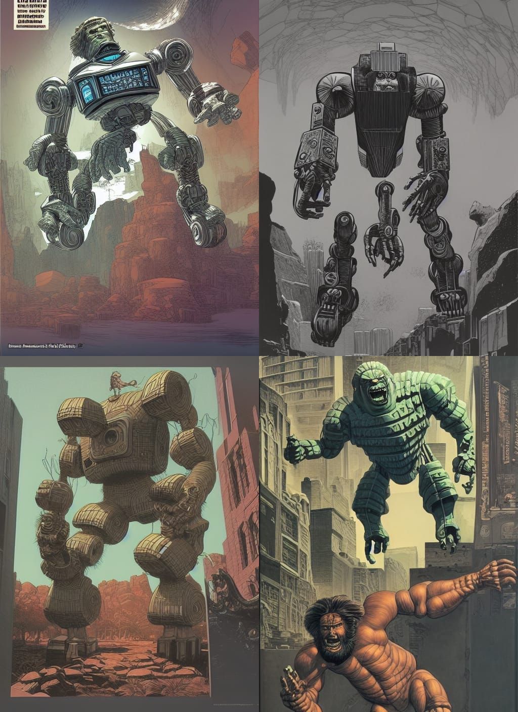 The Adventures of Caveman Robot The Robot Caveman who fight ...