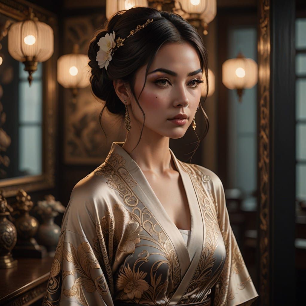 Ethereal Beauty in Sfumato Style