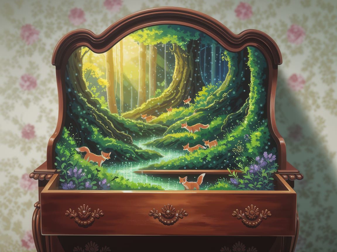 Forest In A Dresser