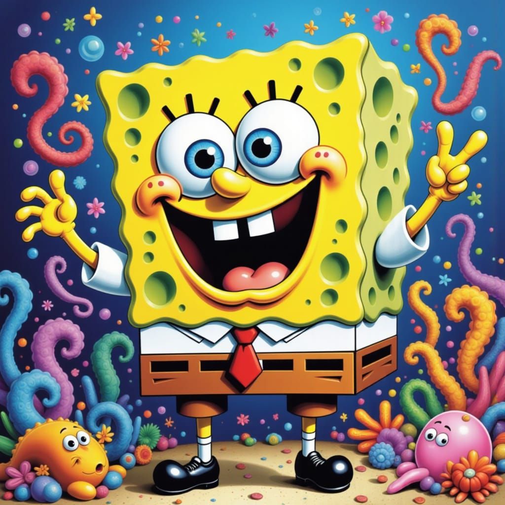 <lora:High Times:1.0> spongebob