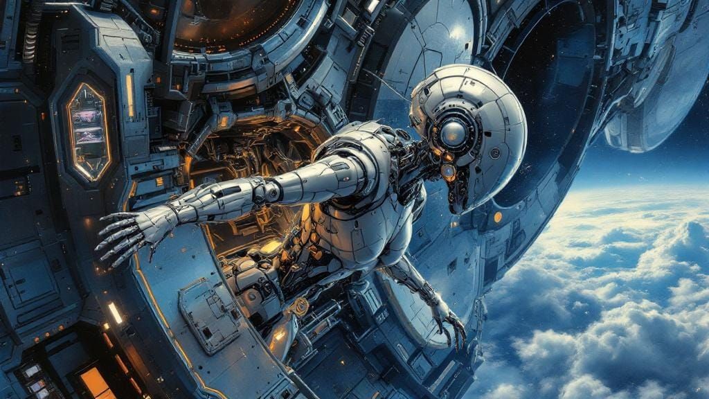 Android Ship Repair  by @Tovenaar