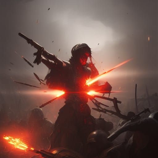 war death fire battle