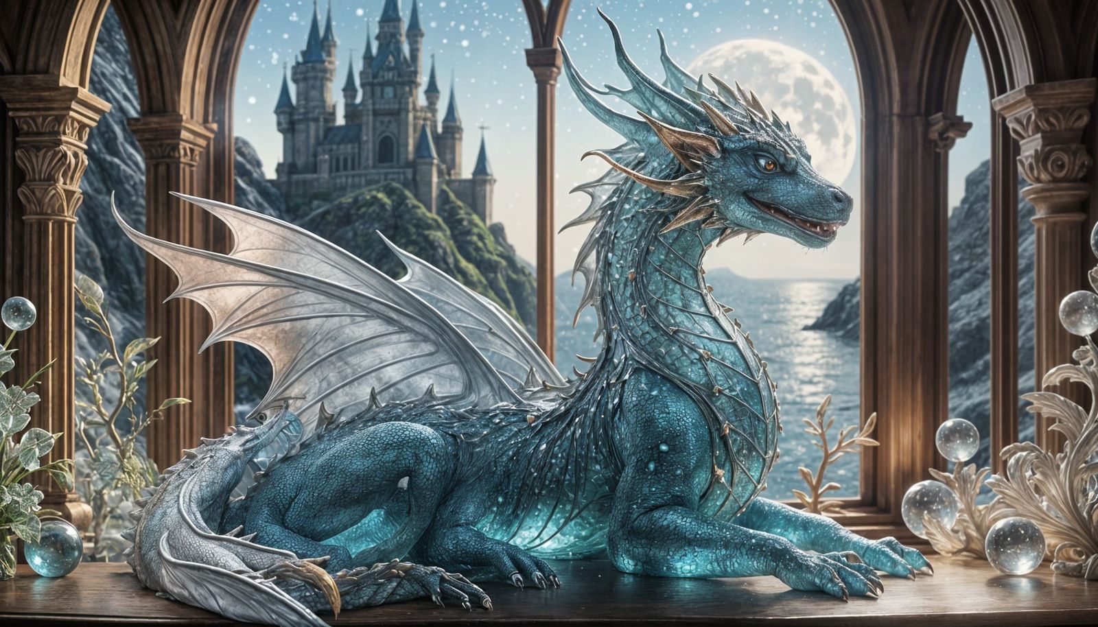 Adorable dragon   by @Algo Rastins