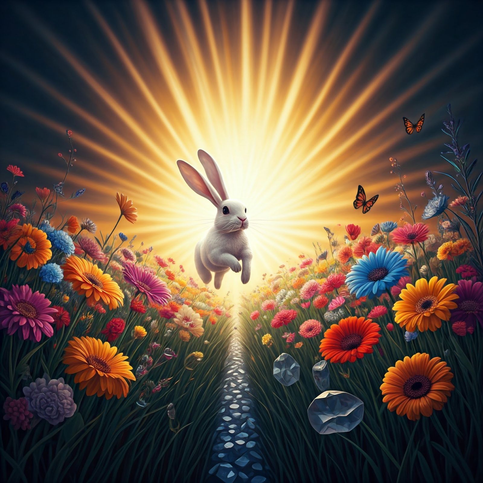 Bunny Rabbit Running