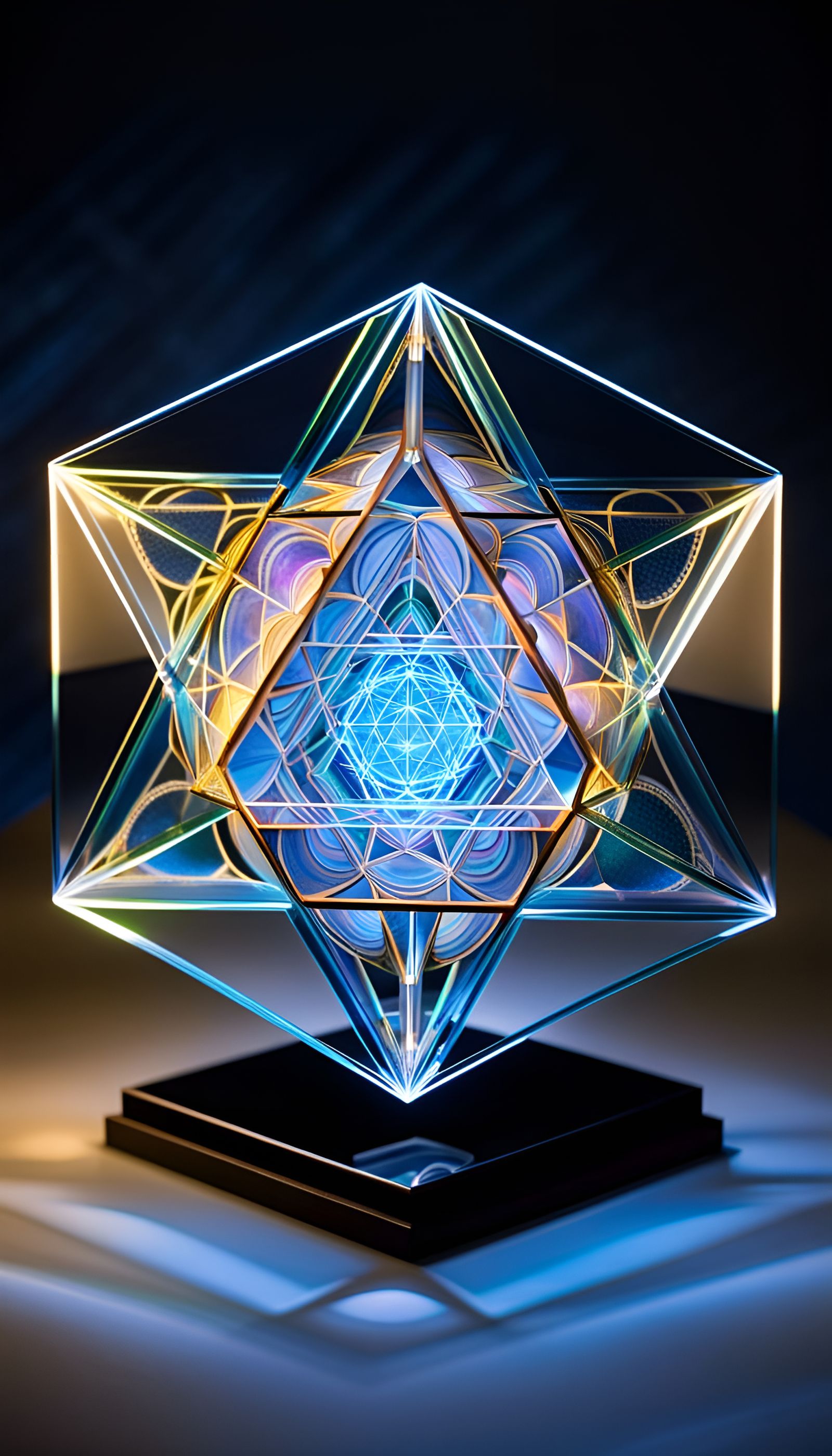 METATRON’S CUBE AI Generated Artwork NightCafe Creator