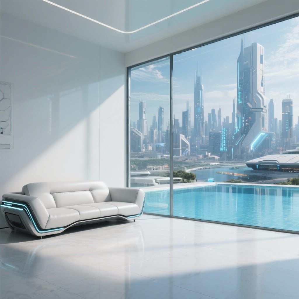 A colossal futuristic city  - Start Image 1