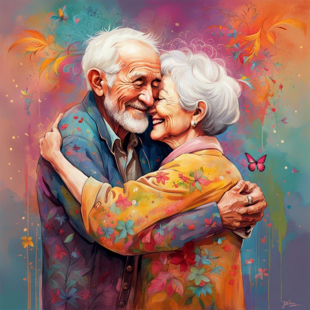 Still Appreciating Each Other After 60 Years  by @Elaine AJ