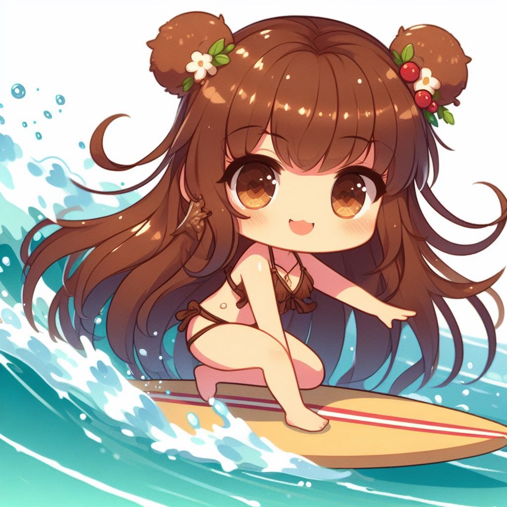 Cute S surfing