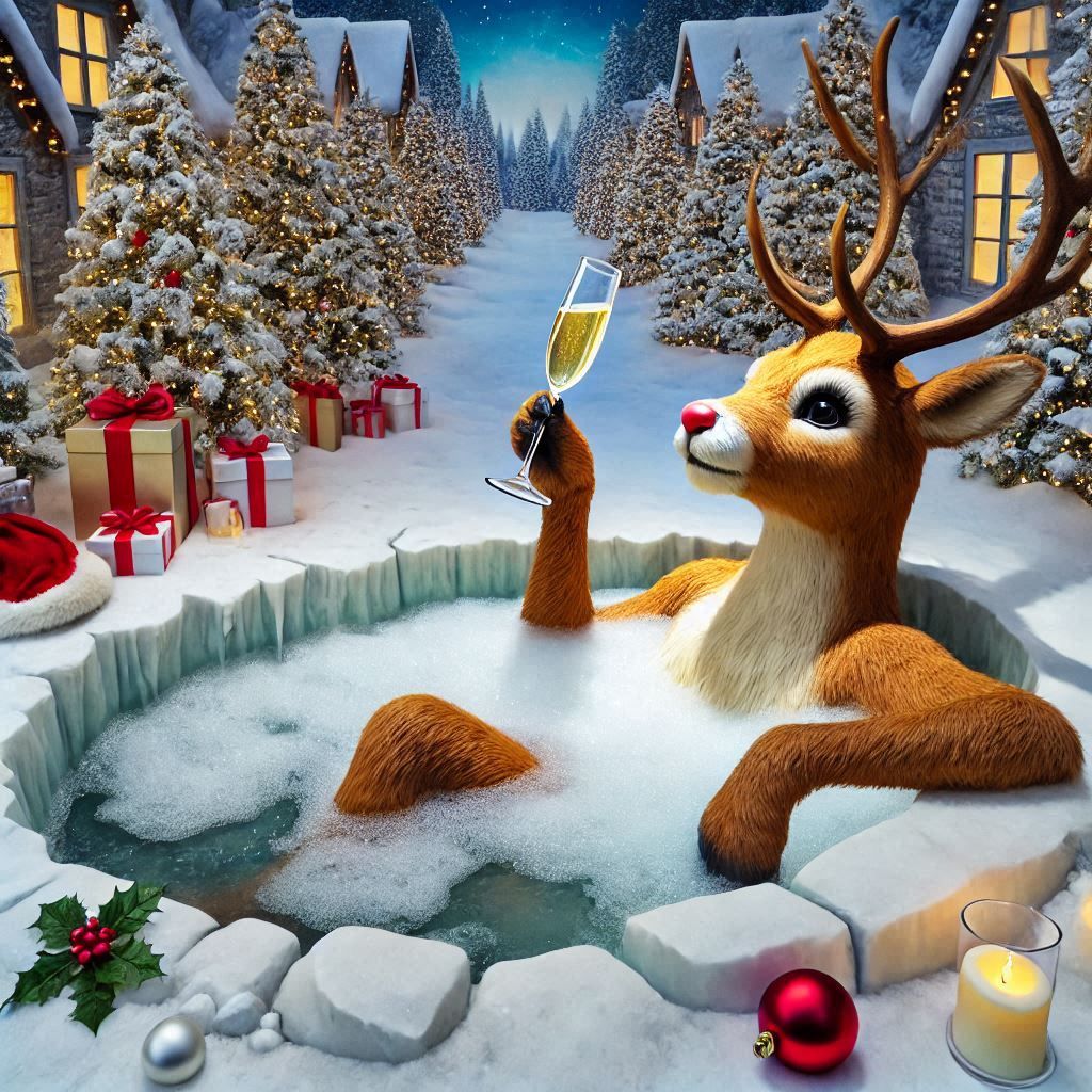 Unwinding after a long night of work