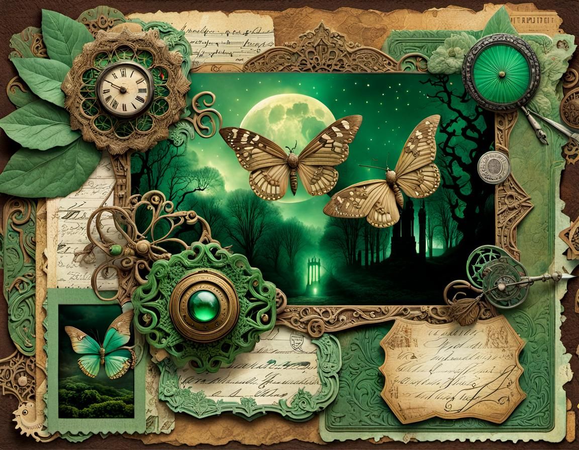 Collage bits and pieces
