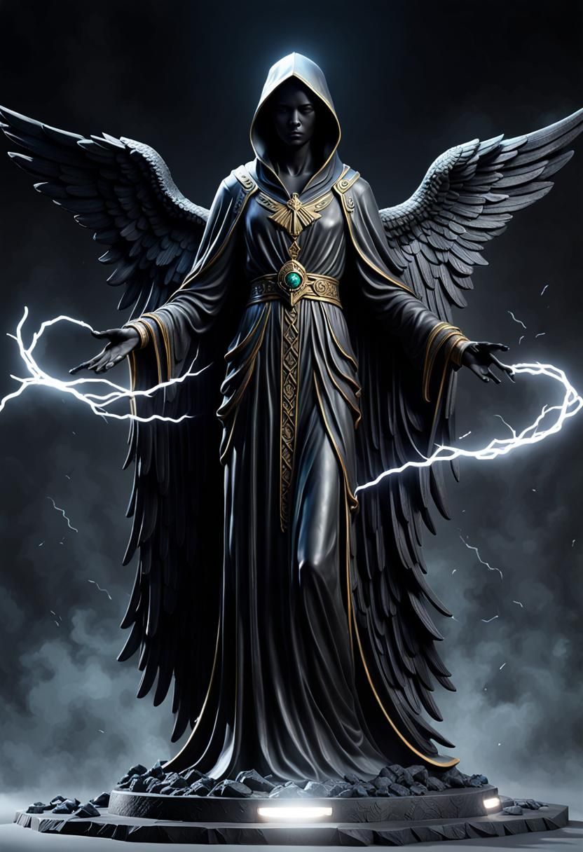 Monument to a fallen angel