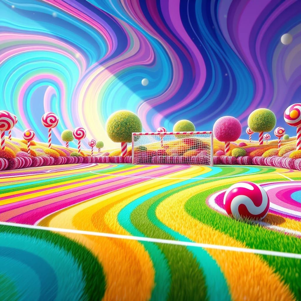 soccer field  by @BBelle