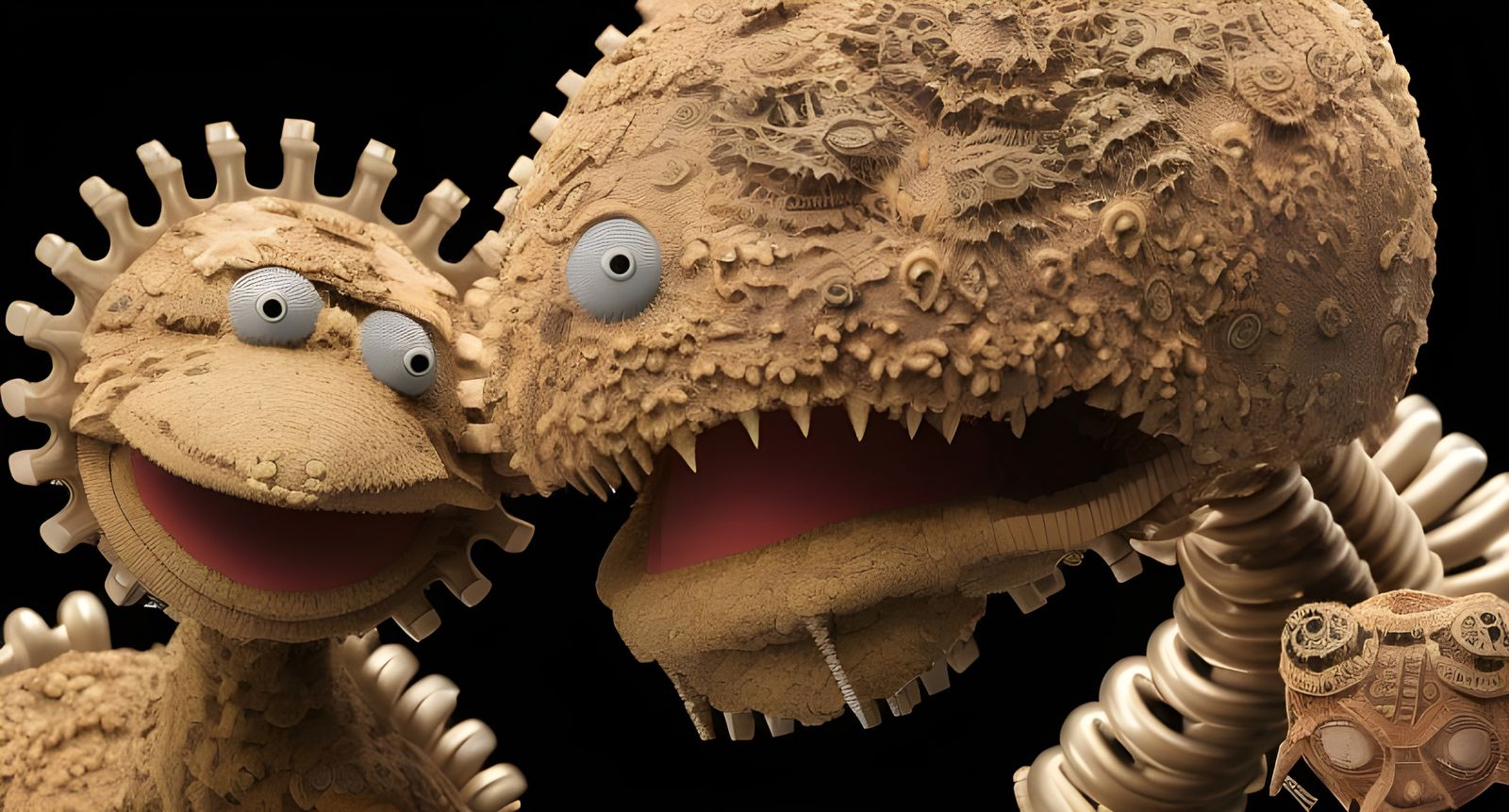 H.R.Giger and Jim Henson present biomechanical muppets on ic...