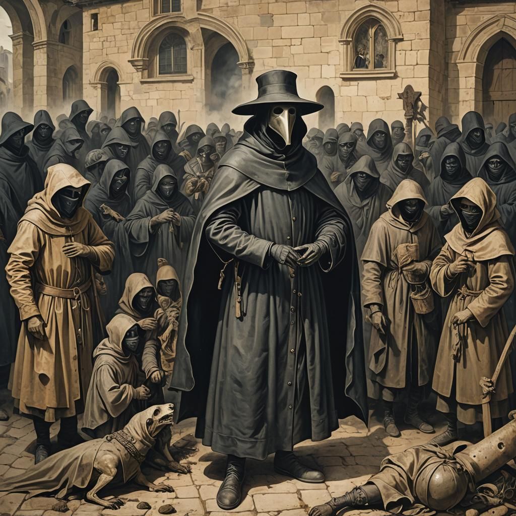 Matteo Fu Angelo, plague doctor, in the plague doctor's outfit in ...