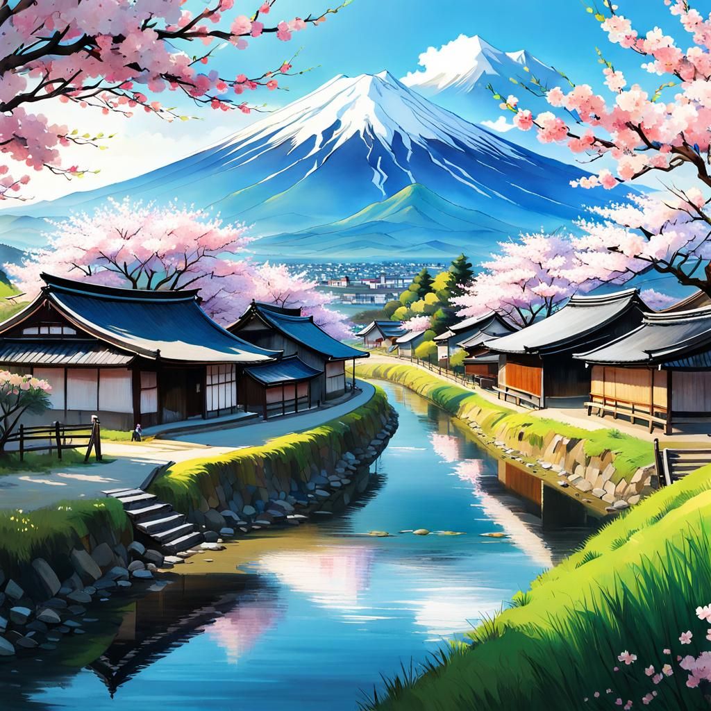 Japanese village