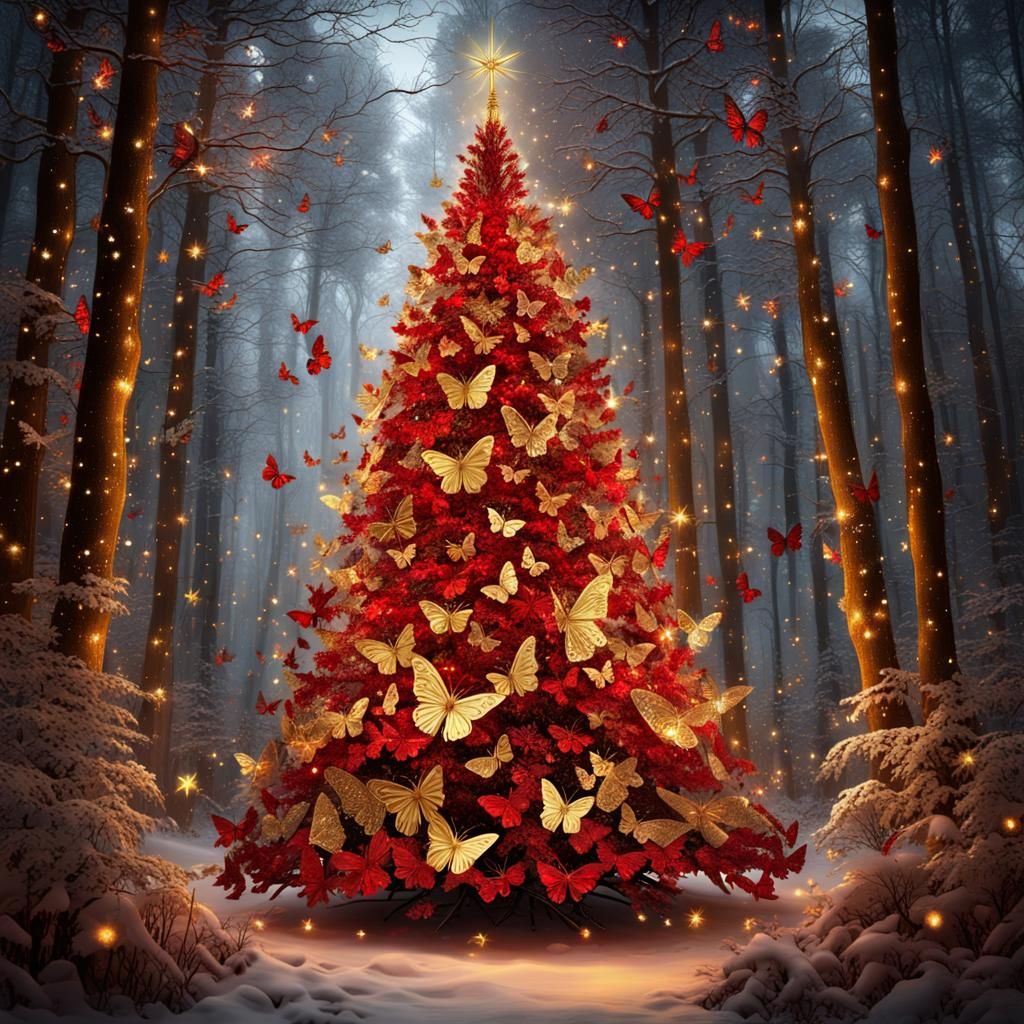 Nature's Christmas Tree   by @RedPixie