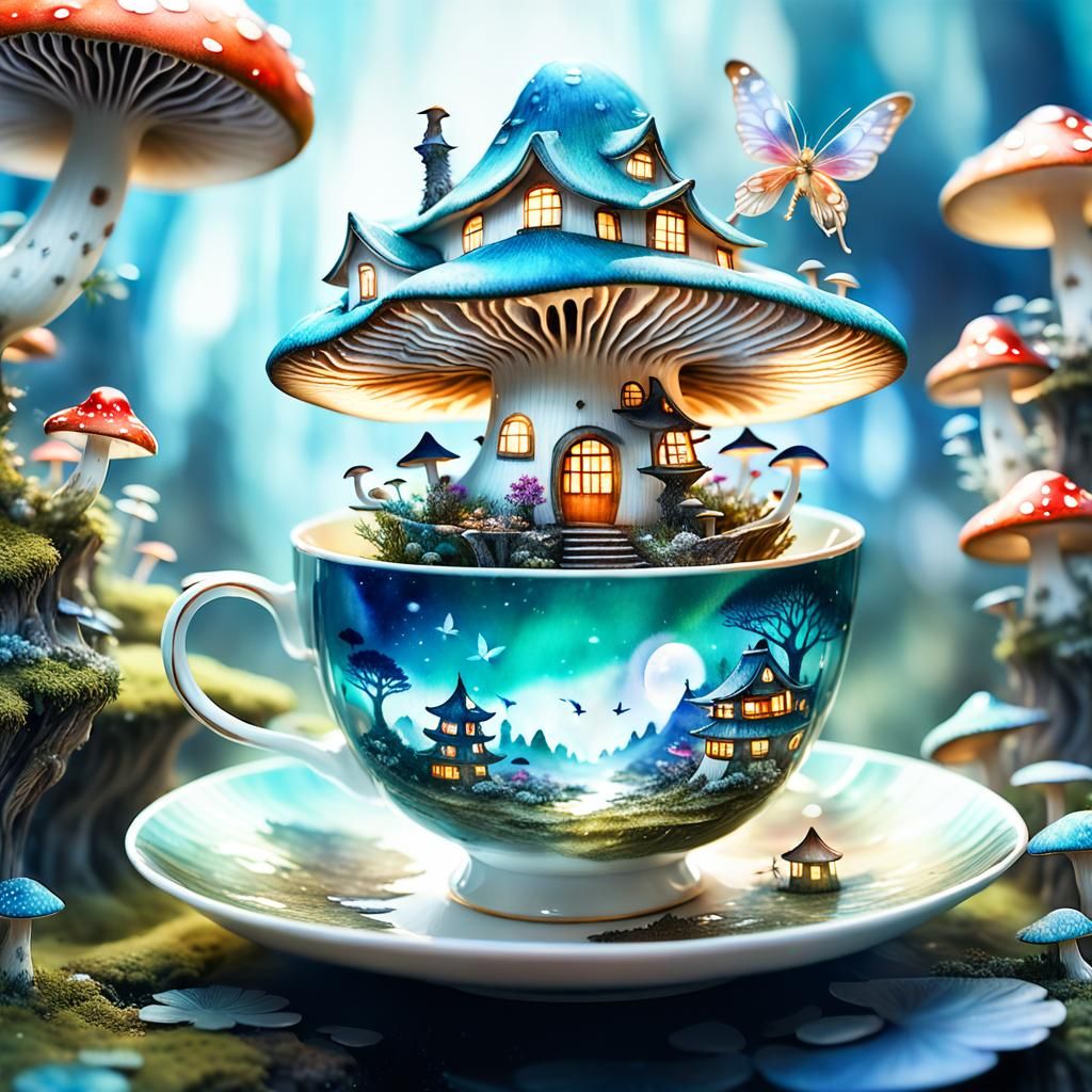 Mushroom Teacup House