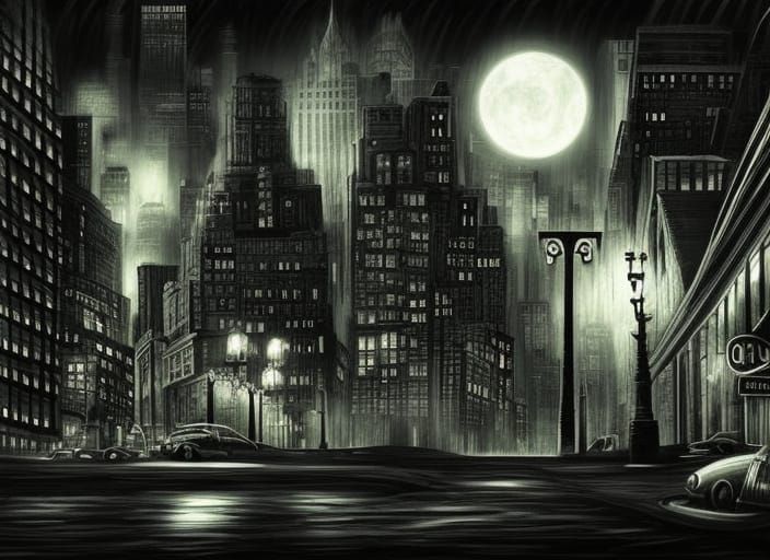 Gotham City   by @Eyay