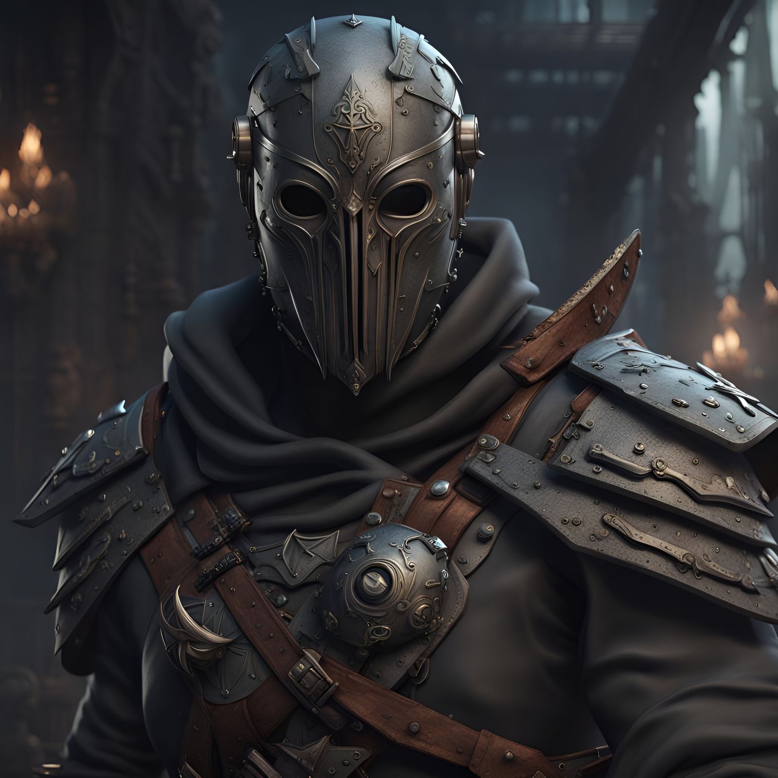 Rane Salvador, the scarred mercenary.